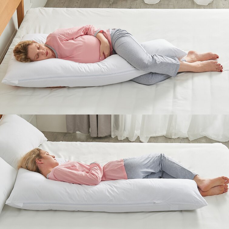 L shaped body outlet pillow